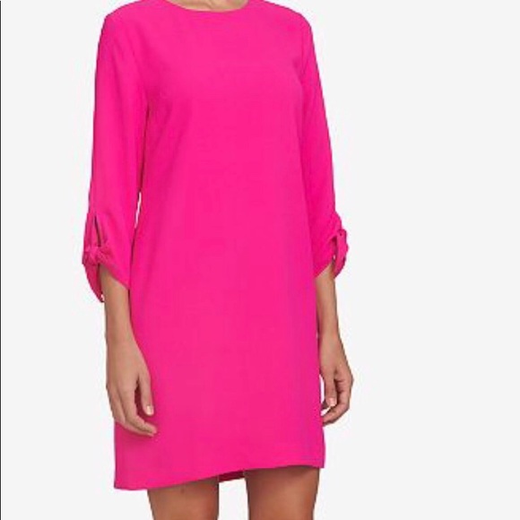 cece bow tie sleeve shift dress